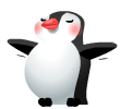 Penguin Flapping Wings Emoticons