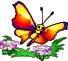 Butterfly Love In Garden Emoticons