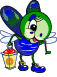 Bug Carrying Lantern Emoticons