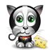 Cat Eating Mouse Emoticons