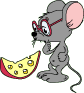 Mouse Thinking About Cheese Emoticons