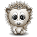 Hedgehog Waving Hello Emoticons