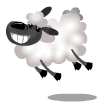Sheep Rolling Around Emoticons