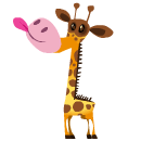 Goofy Giraffe Emoticons