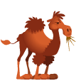 Camel Eating Emoticons