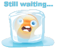 Frozen And Waiting Emoticons