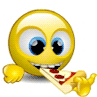 Eating A Pizza Slice Emoticons