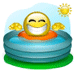 Splashing In The Pool Emoticons