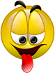 Drooling With Tongue Out Emoticons