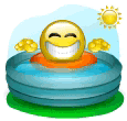 Splashing In The Sun Emoticons