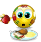Fighting With Food Emoticons