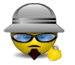 Emoticon Man With Hat And Ringe Emoticons