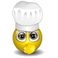 Smiley Chef Emoticon Emoticons