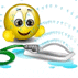 Smiley Jumping Over Hosepipe Emoticons