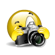 Smiley Zooming Camera Emoticons