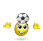 Smiley Playing With Ball Emoticons