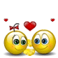 Two Emoticons Expressing Love Emoticons