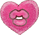 Love Sign With Lips Emoticons