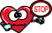 Stop Love Sign Emoticons