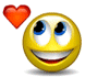 Smiley Face Beside Love Emoticons