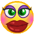 Smiling Emoticon With Makeup Emoticons