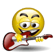 Emoticon Playing Guitar Emoticons