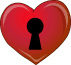 Love Sign With Keyhole Emoticons