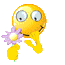 Emoticon Destroying Flower Emoticons