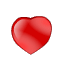 Red Love Sign Expanding Emoticons