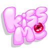 Animated Kiss Me Word Emoticons