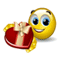 Emoticon Showing Chocolate Heart Emoticons