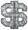Silver Dollar Sign Emoticons
