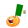 Waving Tricolor Flag Emoticons