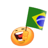 Waving Brazilian Flag Emoticons