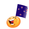 Waving New Zealand Flag Emoticons