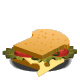 Jumpy Sandwich Emoticons