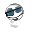Soccer Ball With Sunglasses Emoticons