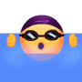 Smiley Swimming Emoticons
