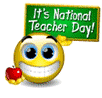 It’s National Teacher Day Emoticons