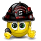 Fireman Giving A Thumbs Up Emoticons