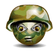Saluting Soldier In Camouflage Emoticons