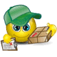 Delivery Guy Has Your Package Emoticons