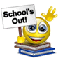 Hurrah School’s Out Emoticons