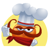 Chef Twirling Mustache Emoticons