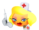 Nurse Preparing An Injection Emoticons