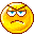 Angry Suspicious Face Emoticons