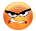 Angry Red Face Emoticons