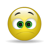 Confused Face Emoticons