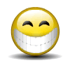 Rocking Wide Grin Face Emoticons