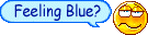 "feeling Blue?" Emoticons